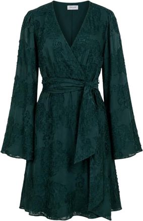 Freebird by Steven Danina Jurk - Dames - Jurken - Groen - Maat: XS Viscose
