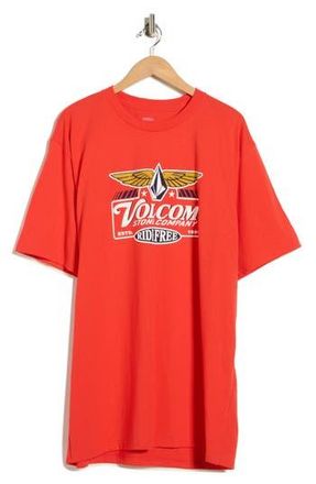 Volcom Revel Short Sleeve T-Shirt in Chili Red at Nordstrom Rack, Size Xx-Large