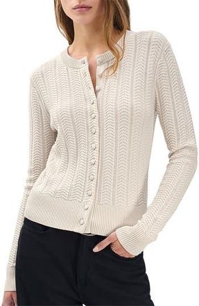 Rag & Bone Francesca Wool Blend Cardigan in Oatmeal at Nordstrom Rack, Size X-Small