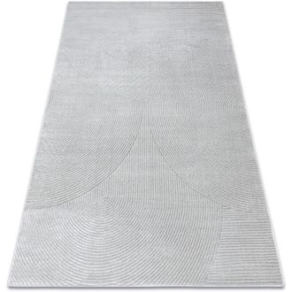 RugsX Carpet BALANCE 0194 grey - Geometric, structural, glamour grey 120x170 cm