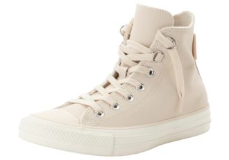 Converse Sneaker CONVERSE CHUCK TAYLOR ALL STAR LEATHER, Damen, Gr. 37,5, light dune, egret, light dune, Leder, Schuhe Sneaker