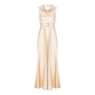 Rinascimento Maxi jurk - Dames - Maxi kleedjes - Beige - XS - Kleedjes