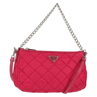 Prada Pre-owned Nylon prada-bags - Dames - Pre-owned - Roze - Maat: ONE Size Nylon