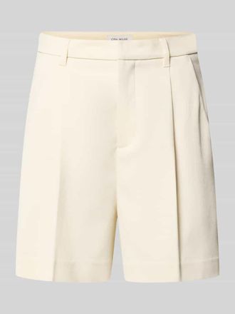 Copenhagen Muse Straight Fit Shorts mit Viskose-Anteil Modell Tailor in Offwhite, Gr&ouml;&szlig;e M
