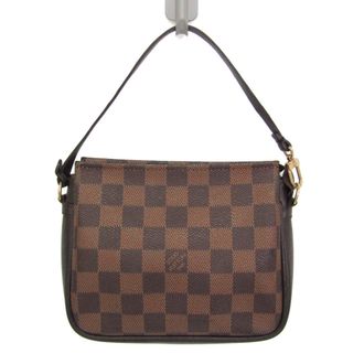 Louis Vuitton Trousse Make Up Damier Brown Canvas Handbag (Pre-Owned)