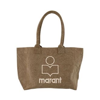 Isabel Marant Yenky Zipped Bag - female - Isabel Marant - Shopping Bags - Beige - ONE SIZE - Bags