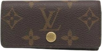 Louis Vuitton Pre-owned Canvas Sleutelhanger - unisex - Vintage Accessoires - Bruin - ONE Size - Vintage
