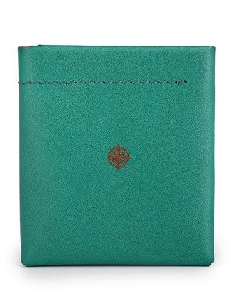 OLD TREND Celosia Genuine Leather Bi Fold Wallet in Aqua at Nordstrom