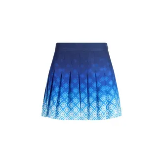 Casablanca Blue Silk Mini Womens Skirt