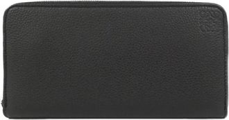 Loewe Black Leather Long Wallet (Bi-Fold) (Pre-Owned)