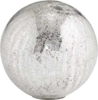 Ballard Designs Metallic Glass Orb - Silver, Large 10 - Ballard Designs