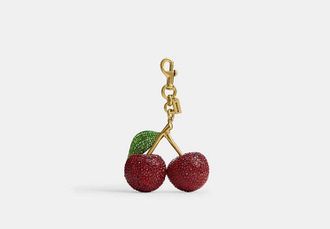Coach Large Crystal Cherry Bag Charm
