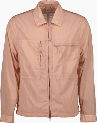 C.P. Company Mens Chrome-R Overshirt Jacket - Pink - Size: 46/Regular