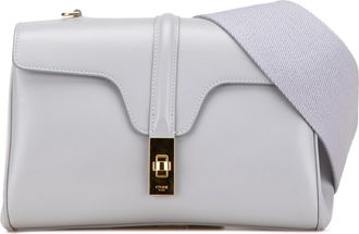 Celine Pre-owned Womens Ava Bag Small Leather Crossbody - Light Grey - One Size