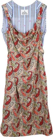 Vivienne Westwood Kleedjes, Dames, Veelkleurig, L, Katoen, Storm Jurk