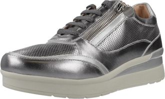 Stonefly Cream 52 Zip Shoe - Dames - Sneakers - Grijs - 38 EU - Leer - Schoenen