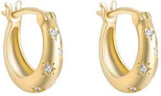 BEN ONI Nova CZ Star Huggie Hoops in Gold at Nordstrom