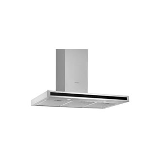 Silverline 3173 Cappa Aspirante A Parete Nero, Acciaio Inox 593 M&sup3;/h