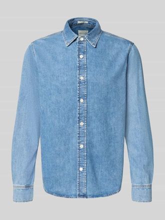GANT Regular Fit Jeanshemd mit Kentkragen in Jeansblau, Gr&ouml;&szlig;e XXXL