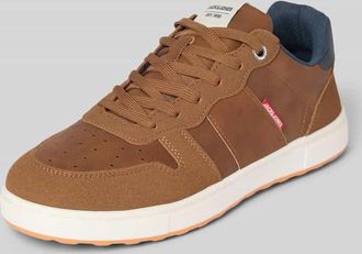 Jack & Jones Jack & Jones Sneaker mit Label-Details Modell BARNEY in Cognac, Gr&ouml;&szlig;e 40