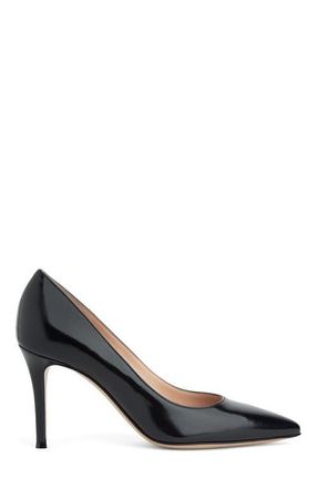 Gianvito Rossi Gianvito 85 Pumps in Black Leather at Nordstrom, Size 39.5