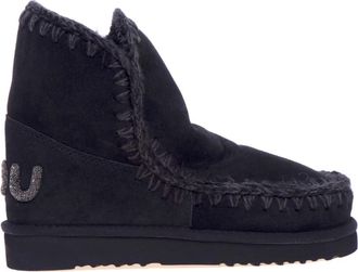 Mou Schoenen, Dames, Zwart, 39 EU, Wol, Eskimo 18 Glitter Logo