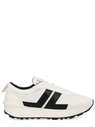 Lanvin White Color Block Sneakers