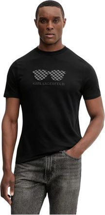 Karl Lagerfeld Hombre, Camisetas, Negro, Talla: S
