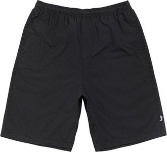 St&uuml;ssy Baggy Seersucker Beach Short Black 112365-BLAC