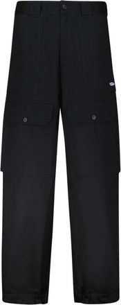 Msgm Katoenen Streetstyle Broek met Zakken - Heren - Straight fit broeken - Zwart - M - Katoen - Broeken