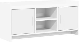 vidaXL Mueble De Tv 102 X 33 X 47 Cm Blanco Madera De Ingenier&iacute;a Vidaxl