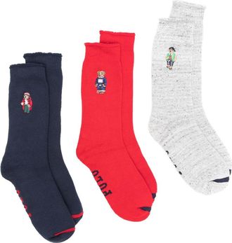 Ralph Lauren Bears Gift Box Crew Socks