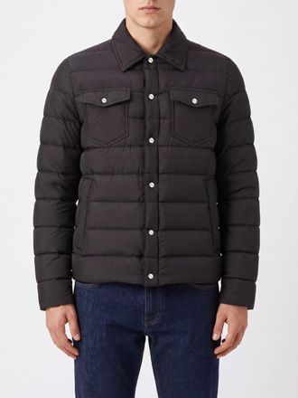 Herno Piumino corto in nylon trapuntato con colletto classico