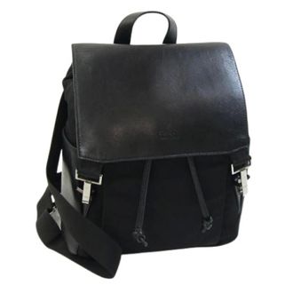 Gucci Pre-owned Backpacks, female, Black, Size: ONE SIZE Pre-owned Nylon gucci-bags