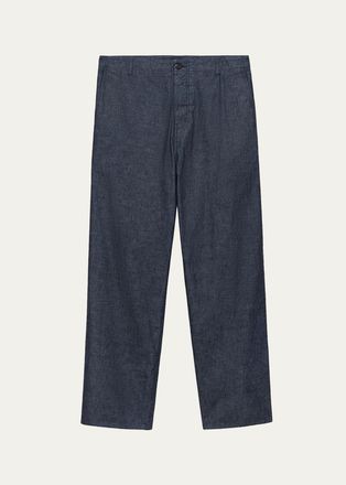 Prada Mens Washed Chambray Pants