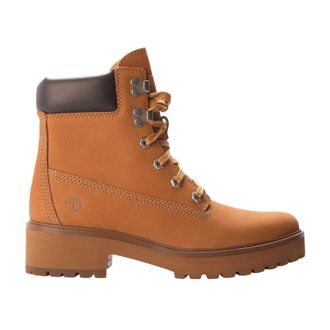 Timberland Dames Carnaby Cool Leren Blokhak Enkellaarsjes (Tarwe)