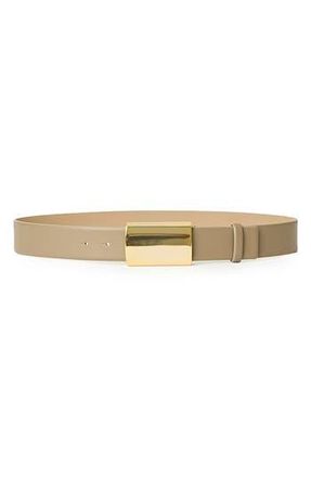 B-Low The Belt Mason Leather Belt in Taupe/Gold at Nordstrom Rack, Size X-Small
