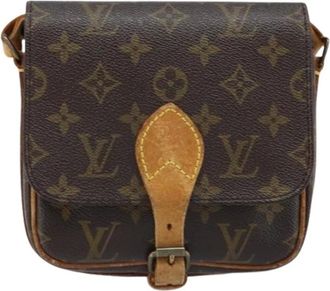 Louis Vuitton Pre-owned Cross Body Bags, female, Brown, Size: ONE SIZE Pre-owned Cartouchiere Handbag