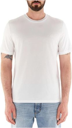 Jacob Cohen Wit T-shirt - Heren - T-shirts - Wit - M - Katoen - Tops