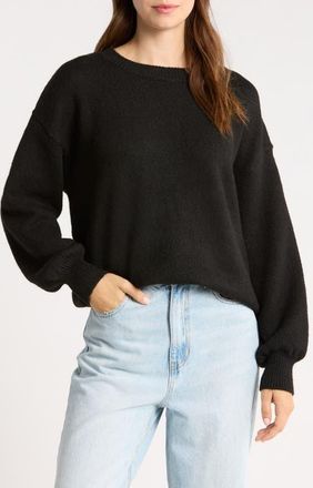 Princess Polly Ryanna Oversize Sweater in Black at Nordstrom, Size 10