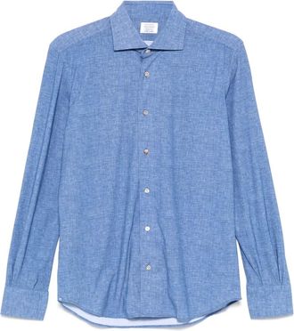 Mazzarelli T-shirt mélange - Blu