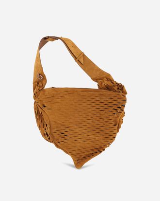 Kiko Kostadinov Fiore Twisted Bag Caramel