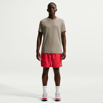 Nike Mens Club Woven Flow Shorts in Red | FN3307-657
