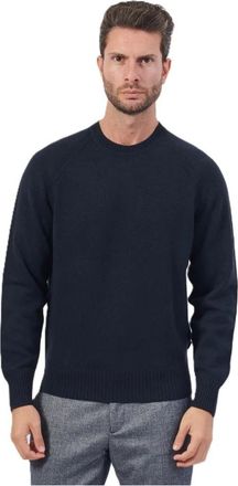 HUGO BOSS Cashmere Crewneck Trui - Heren - Cashmere truien - Blauw - 2XL - Truien & Vesten