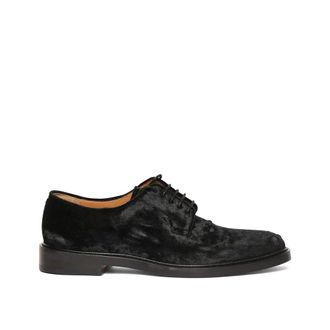 Maison Margiela Black Polyester Oxfords And Mens Derbies