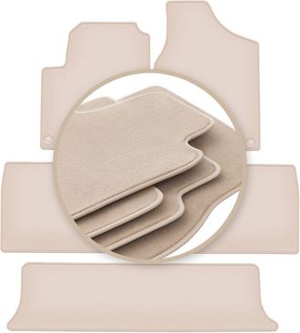 OEM Alfombrillas Premium Beige Para: Seat Alhambra I Monovolumen 1995-2010