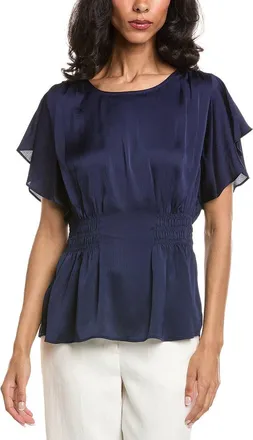 Anne Klein Solid Blouse