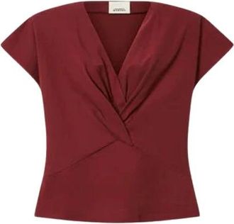 Isabel Marant TOP IM H26 - Dames - Blouses - Rood - S - Overhemden
