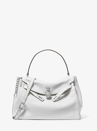 Michael Kors Hamilton Moderne Large Textured Leather Satchel