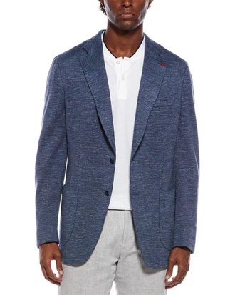 Isaia Wool, Silk, & Linen-Blend Blazer